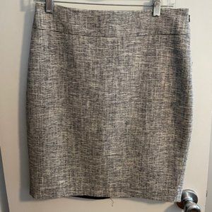 Ann Taylor  Blue White Pencil Skirt Size 4